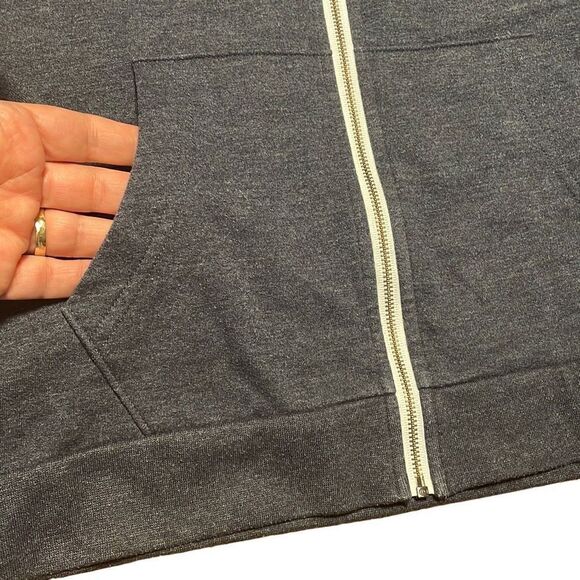 Eddie Bauer blue zip front soft hoodie with pockets size M - Picture 5 of 9